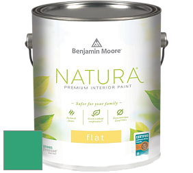 Benjamin Moore 512 Natura Interior Flat Finish матовая краска цвет 2042-30 Hummingbird Green