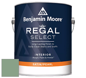 Benjamin Moore 550 Regal Select Waterborne Interior Pearl Finish краска цвет 628 Winchester Sage