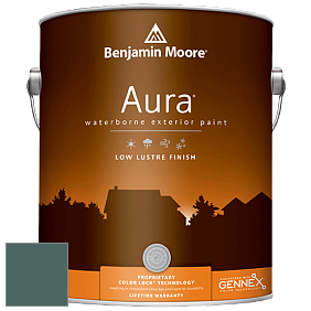 Benjamin Moore Aura 634 Waterborne Exterior Low Lustre Finish краска цвет AF-510 