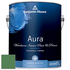 Benjamin Moore Aura 524 Waterborne Interior Eggshell Finish краска цвет 2036-20 Irish Moss