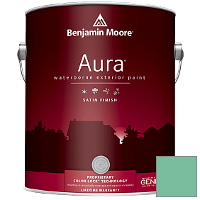 Краска Aura Waterborne Exterior Satin Finish (631) цвет 592 Rosamilia Green