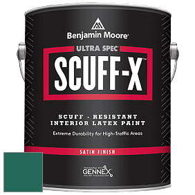 Benjamin Moore 486 Ultra Spec SCUFF-X Interior Satin Finish краска цвет NCS S 5040-B80G 