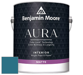 Benjamin Moore Aura 522 Interior Paint - Matte краска цвет 2058-30 Deep Ocean