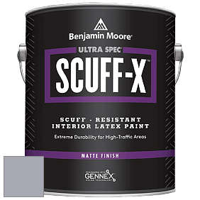 Benjamin Moore 484 Ultra Spec SCUFF-X Interior Matte Finish краска цвет 2118-50 Excalibur Gray