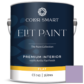 Краска COLOR SMART CS 745 ELIT PAINT глубокоматовая моющаяся краска цвет 1390 Hydrangea