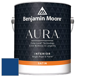 Benjamin Moore Aura 526 Waterborne Interior Satin Finish покрытие цвет RAL 5010 