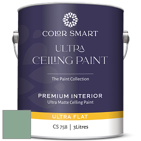 COLOR SMART CS 758 ULTRA CEILING PAINT ультраматовая краска цвет NCS S 3020-G 