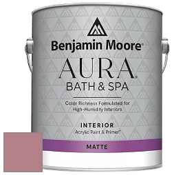 Benjamin Moore Aura 532 Bath & Spa Waterborne Interior Paint Matte Finish краска цвет NCS S 3030-R10B 