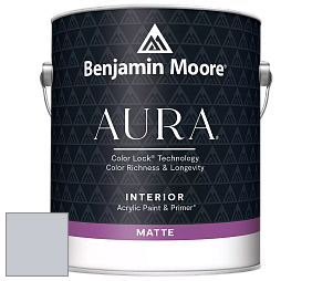 Benjamin Moore Aura 522 Interior Paint - Matte краска цвет 2118-60 Misty Memories