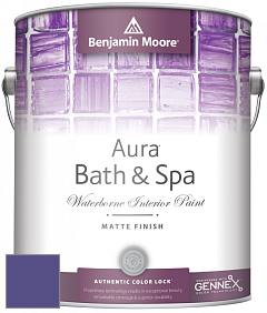Benjamin Moore Aura 532 Bath & Spa Waterborne Interior Paint Matte Finish краска цвет NCS S 4050-R60B 