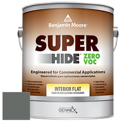 Benjamin Moore 355 Super Hide Zero Voc Interior Flat краска цвет 1568 Quarry Rock