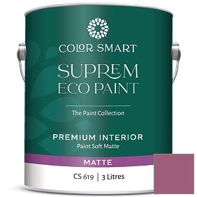 Краска COLOR SMART CS 619 SUPREM ECO PAINT матовая краска цвет 1356 Fashion Rose