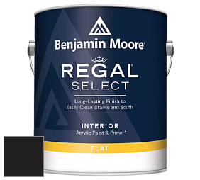 Benjamin Moore 547 Regal Select Waterborne Interior Flat Finish краска цвет RAL 8022 