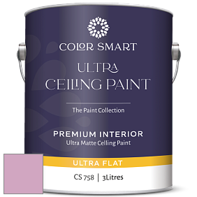 COLOR SMART CS 758 ULTRA CEILING PAINT ультраматовая краска цвет 2083-50 Pink Pansy