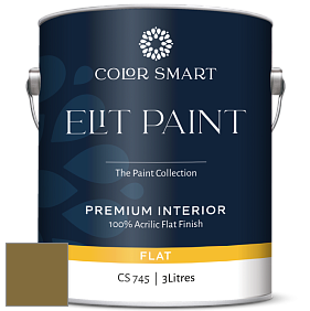 COLOR SMART CS 745 ELIT PAINT глубокоматовая моющаяся краска цвет NCS S 5040-G90Y 