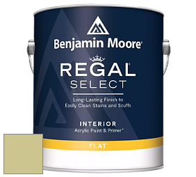 Benjamin Moore 547 Regal Select Waterborne Interior Flat Finish краска цвет RAL 1000 
