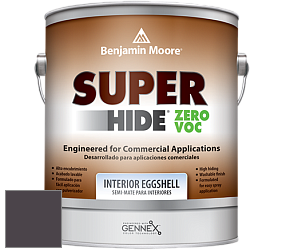 Benjamin Moore 357 Super Hide Zero Voc Interior Eggshell краска цвет 2072-10 Dark Basalt