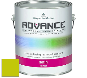 Benjamin Moore 792 Advance Interior Paint-Satin эмаль цвет 2026-30 Snow Cone Green