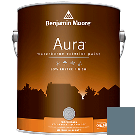 Краска Aura Waterborne Exterior Low Lustre Finish (634) цвет 1645 Thousand Oceans