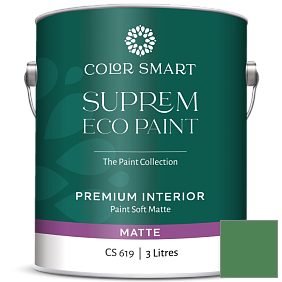Краска COLOR SMART CS 619 SUPREM ECO PAINT матовая краска цвет 2035-30 Nile Green