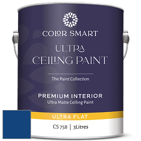 COLOR SMART CS 758 ULTRA CEILING PAINT ультраматовая краска цвет RAL 5010 