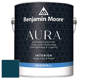 Benjamin Moore Aura 524 Waterborne Interior Eggshell Finish краска цвет RAL 5020 