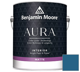 Краска Benjamin Moore Aura Interior Paint - Matte (522) цвет 2060-20 California Blue