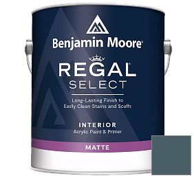 Краска Benjamin Moore 548 IRegal Select Interior Paint - Matte краска цвет 1651 New Providence Navy