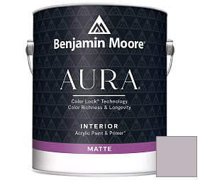 Краска Benjamin Moore Aura Interior Paint - Matte (522) цвет 2115-50 Iced Mauve