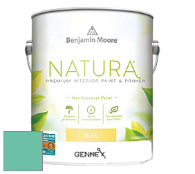 Benjamin Moore 514 Natura Interior Semi-Gloss Finish краска цвет 606 Island Paradise