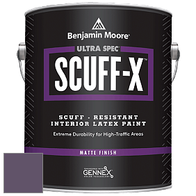 Benjamin Moore 484 Ultra Spec SCUFF-X Interior Matte Finish краска цвет 2072-30 Purple Lotus