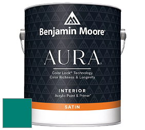 Benjamin Moore Aura 526 Waterborne Interior Satin Finish покрытие цвет NCS S 3555-B60G 