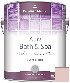 Краска Benjamin Moore Aura Bath & Spa Interior Paint Matte Finish (532) цвет 037 Rose Blush