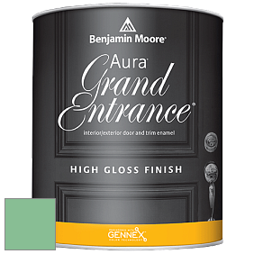 Benjamin Moore Aura 148 Grand Entrance High Gloss эмаль цвет 2036-40 Meadowlands Green
