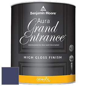 Benjamin Moore Aura 148 Grand Entrance High Gloss эмаль цвет 2067-10 Midnight Navy
