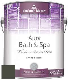 Benjamin Moore Aura 532 Bath & Spa Waterborne Interior Paint Matte Finish краска цвет NCS S 8010-G50Y 