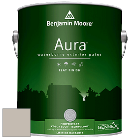 Benjamin Moore Aura 629 Waterborne Exterior Flat Finish краска цвет 861 Shale