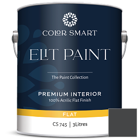 Краска COLOR SMART CS 745 ELIT PAINT глубокоматовая моющаяся краска цвет 2132-10 Black