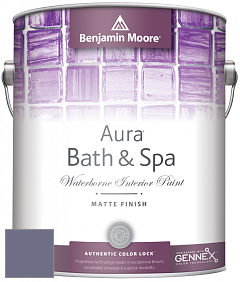 Benjamin Moore Aura 532 Bath & Spa Waterborne Interior Paint Matte Finish краска цвет NCS S 5020-R60B 