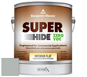 Benjamin Moore 355 Super Hide Zero Voc Interior Flat краска цвет 1578 Iced Marble