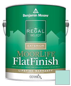 Краска Regal Select Exterior Paint-MoorLife Flat Finish (W105) цвет 660 Oceanfront