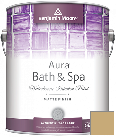 Краска Benjamin Moore Aura Bath & Spa Interior Paint Matte Finish (532) цвет 257 Honey Oak