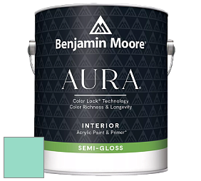 Benjamin Moore Aura 528 Waterborne Interior Semi-gloss Finish краска цвет 2043-50 South Beach