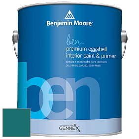 Benjamin Moore Ben W626 Premium Interior Latex Eggshell краска цвет 2056-20 Jade Garden