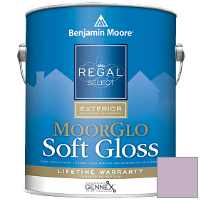 Краска Regal Select Exterior Paint-Moor GloSoft Gloss Finish (W096) цвет 1376 Angelina