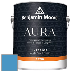 Benjamin Moore Aura 526 Waterborne Interior Satin Finish покрытие цвет NCS S 2050-R90B 