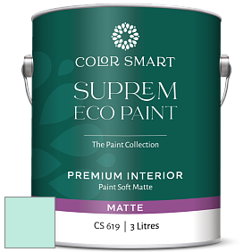 COLOR SMART CS 619 SUPREM ECO PAINT матовая краска цвет 2043-60 Summer Green