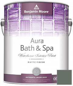 Краска Benjamin Moore Aura Bath & Spa Interior Paint Matte Finish (532) цвет HC-124 BM HC-124