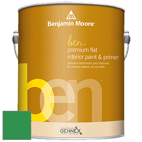 Benjamin Moore Ben W625 Premium Interior Latex Flat краска цвет NCS S 2070-G10Y 