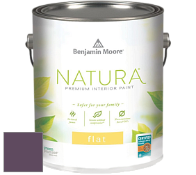 Benjamin Moore 512 Natura Interior Flat Finish матовая краска цвет 2073-20 Autumn Purple